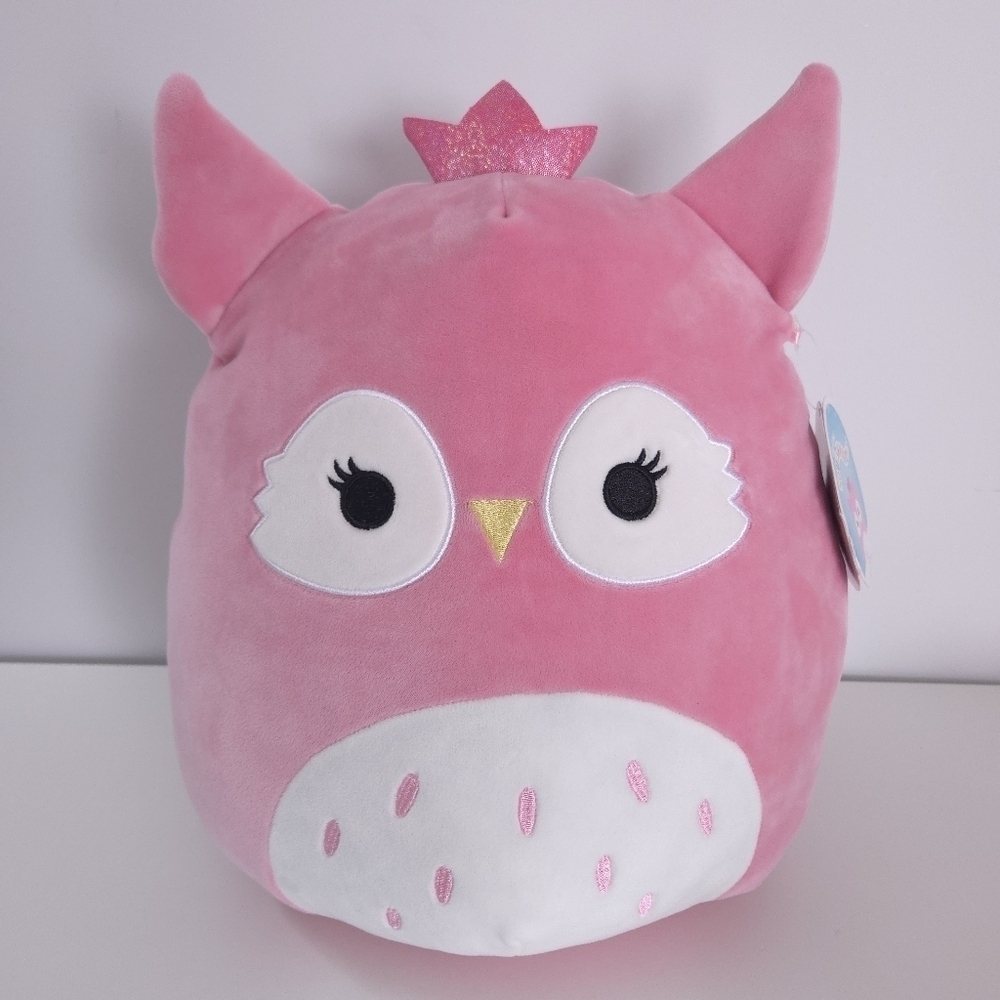 Squishmallows Bri the Pink Owl Plush Toy 12"